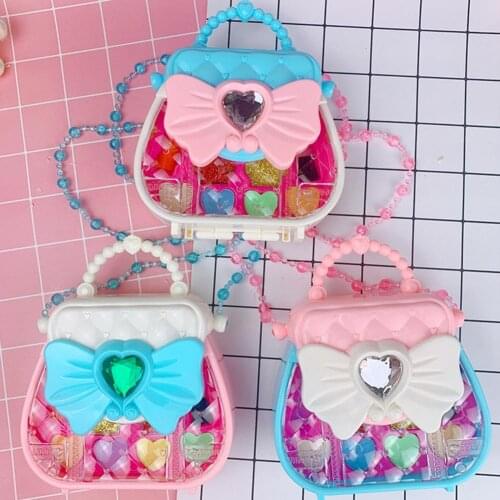 Childrens color cosmetics toys play house set eyeshadow blush makeup toys Kids Girl Cosmetic Pretend Play Kit