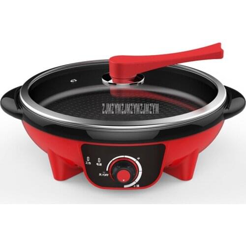 35cm Non-stick Electric Frying Pan Pancake Making Machine Maker Household Stir-frying Multifunctional Cooker Machine JG-J3502