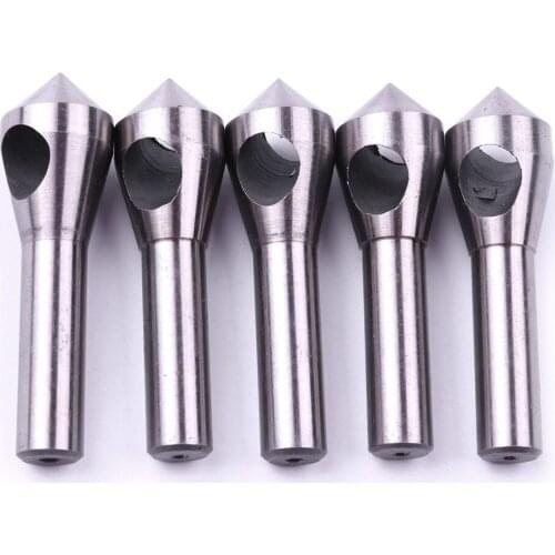 5pcs/Lot Good Quality HSS 90 Degree White diamond 8mm Shaft diameter Countersink Drill Bit 5-10mm Chamfer Hole Chamfering Cutter