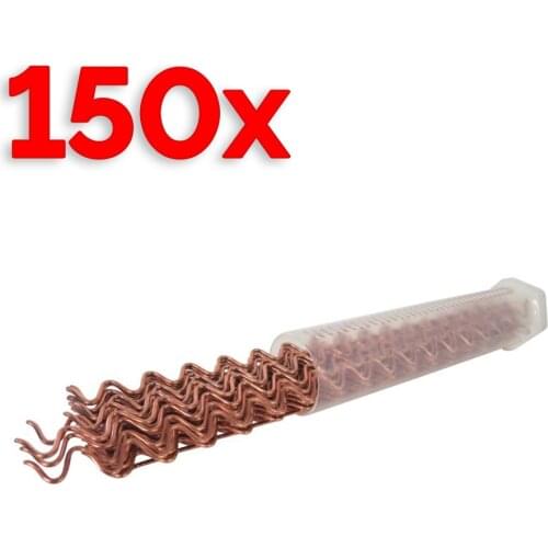 150x Dent Repair Tools Removal Hail Damage Repair Tools Zigzag Cooper Wires for Dent Lifting