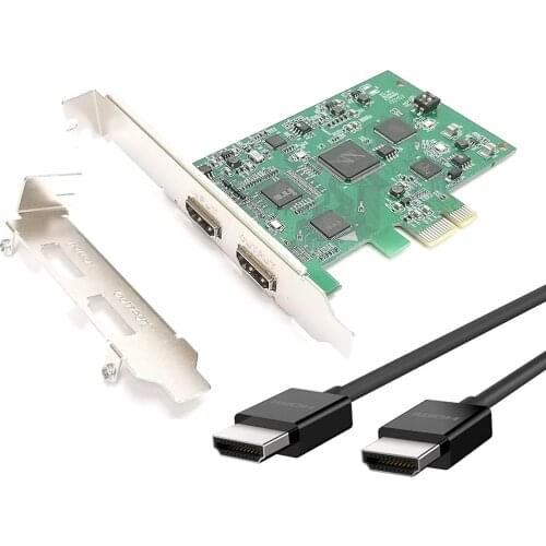 EzCAP294 4K PCI-E Video Capture Card 1080P60P HDMI Output ,Full HD Recorded UVC Plug and Play Support OBS Studio Live Streaming
