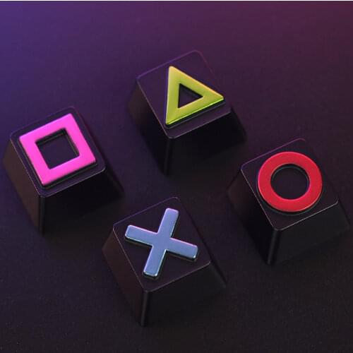 4 in 1 Attack on Titan Artisan Zinc Aluminum Alloy Keycaps for MX Switch Mechanical Keyboard R4 Height Custom ESC Keycap