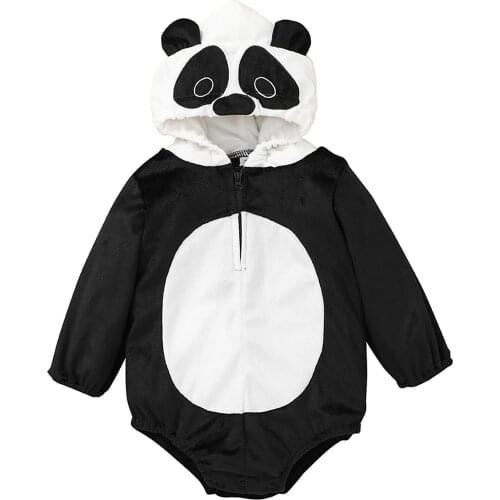 Ma&Baby 6-30M Newborn Infant Baby Boys Girls Romper Animal Hooded Long Sleeve Jumpsuit Warm Velvet Autumn Spring Clothing DD40