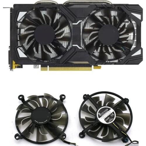 Computing Card Graphics Video Card Radiator Graphics Card Cooling Fan Replacement Parts for ZOTAC P106-100 6GB ZT-M10600A-10B