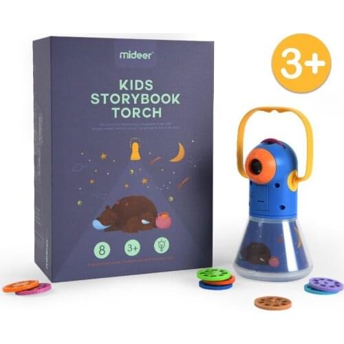 Portable Projector light Torch Toys Tales Story Book Set Baby mini Theater Developmental Games Lantern Starry Sky sleep lamp