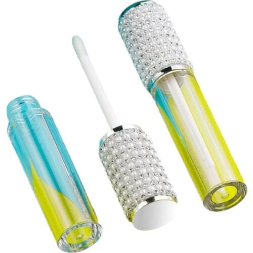 5ML Empty Round Lip Gloss Tube Clear Plastic Cosmetic Container New Arrival Lipgloss Packaging Refillable Bottle 50/100pieces