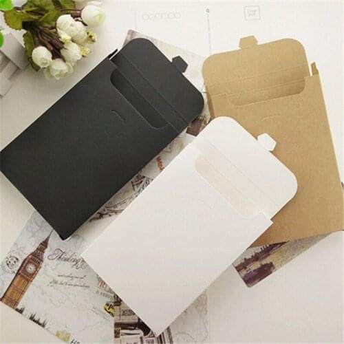 Blank Greeting Card Packing Cardboard Box Envelope Type Postcards Gift Boxes 15.5*10.8*1.5cm