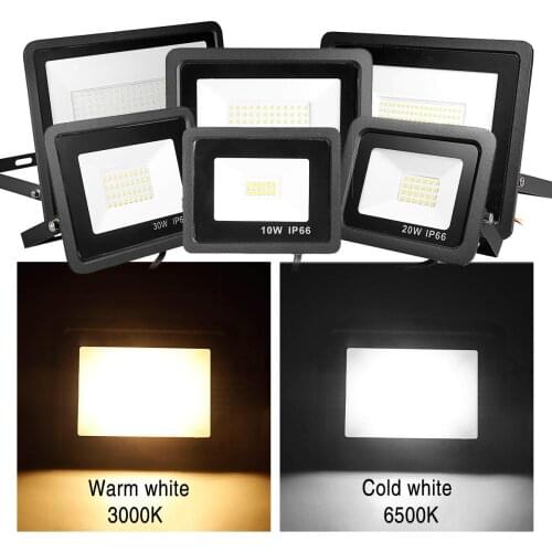 LED Floodlight 200W 150W 100W 50W 30W 20W 10W Outdoor Waterproof Cool/Warm White Flood Light Spotlight Led Wall Lamp for Street