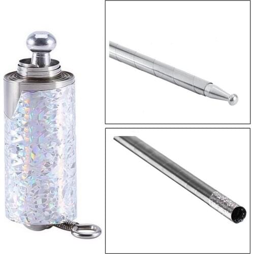 1Pc Stainless Steel Pocket Self-defense Telescopic Stick Portable Martial Art Performance Magic Wand Extension Pole Stage Trick