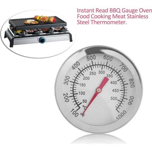 Instant Read Stainless Steel Thermometer BBQ Gauge Oven Food Cooking Meat Thermometer Wide Range Baking Tool Kitchen Accessories