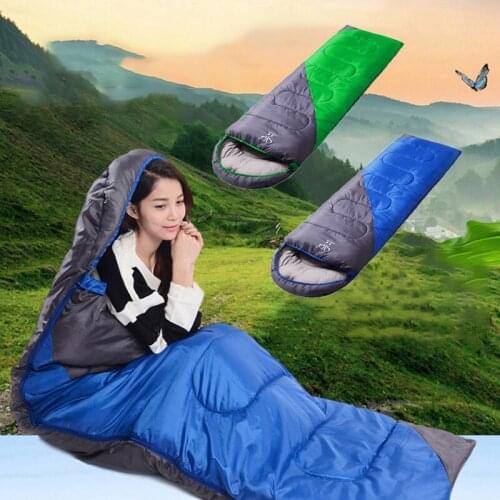 Outdoor Camping Sleeping Bag Traveing 4 Season Warm Sleeping Bags Ultralight Folding Portable Storage Compression Slumber Bag