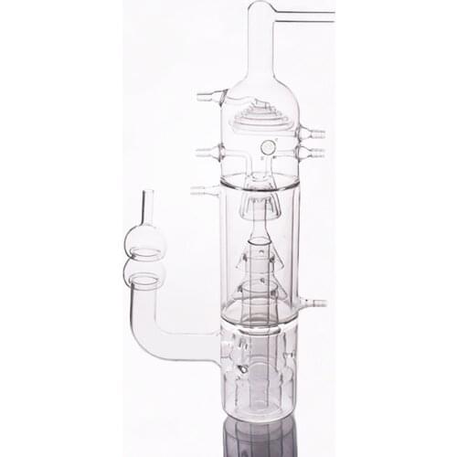 High vacuum diffusion pump, Model L-2213, Four-stage oil diffusion pump, Laboratory glassware