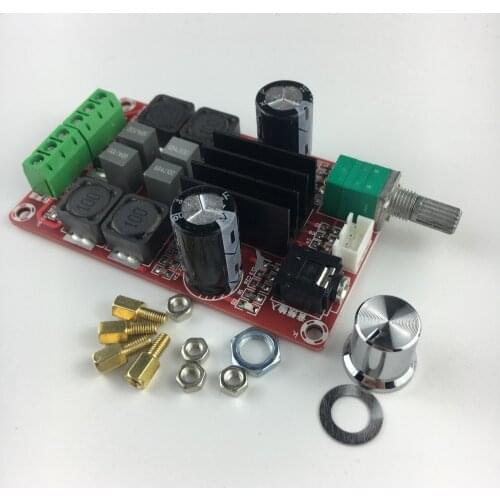 XH-M189 DC24V Dual Channel Stereo Power Amplifier Board TPA3116 2X50W High End Digital Power Amplifier Board D2