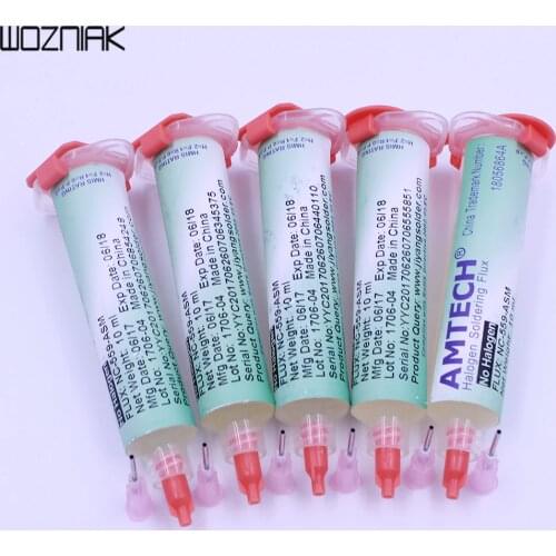 100% Original AMTECH NC-559-ASM BGA PCB No-Clean Solder Paste Welding Advanced Oil Flux Grease 10cc Soldering Repair Tools