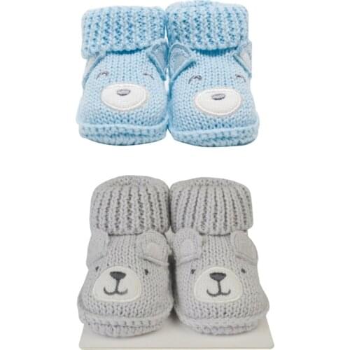 Lion Bear 2 pair/lot infant Baby foot socks for babies 0-3 months newborns shoes for girls boys cotton animal Cartoon shoe baby