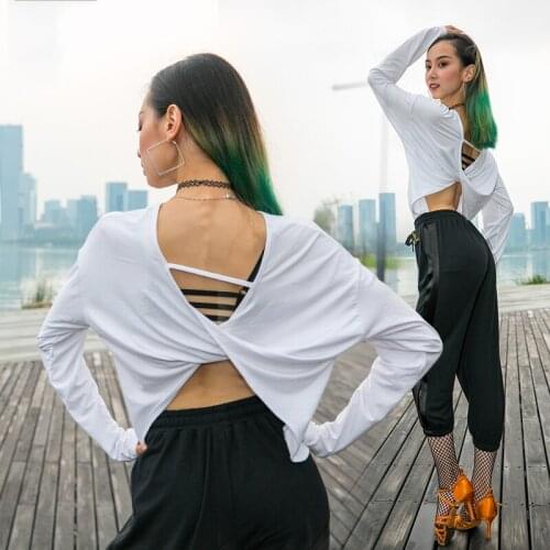 2020 Dancebaby Autumn Winter Latin Dance Top Women adult New Practice Dance Bodysuit Salsa Dance Top YS294