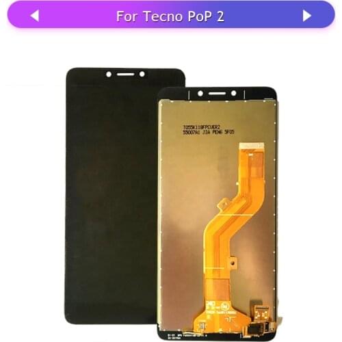 5pcs For Tecno Pop2 Pop 2 LCD Display Touch Screen Digitizer Complete Assembly Replacement