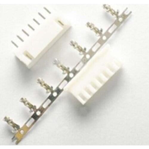 50PCS 7P Straight Male Pin Header + Housing +Terminal Connector Assortment Kit XH2.54 2.54mm