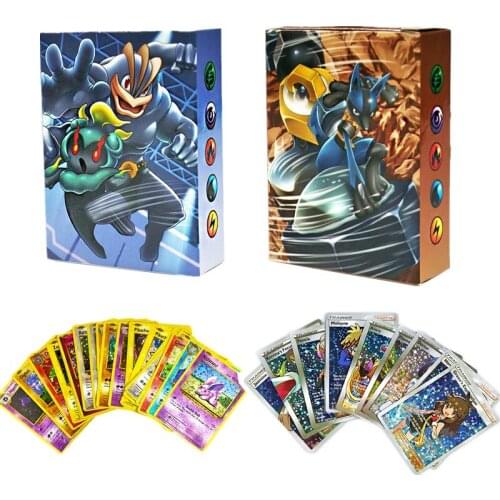 60Pcs Pokemon Card English Version Trainer Card Character Card Pokemon Trade Card Special Flash Card Collection Toy Child Gift