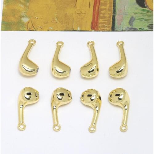 Wholesale Price 100PCS 7*10MM Fashion Round Crystal Rhinestone Gold Tone Alloy Jewelry Bracelet Necklace Floating Charms Pendant