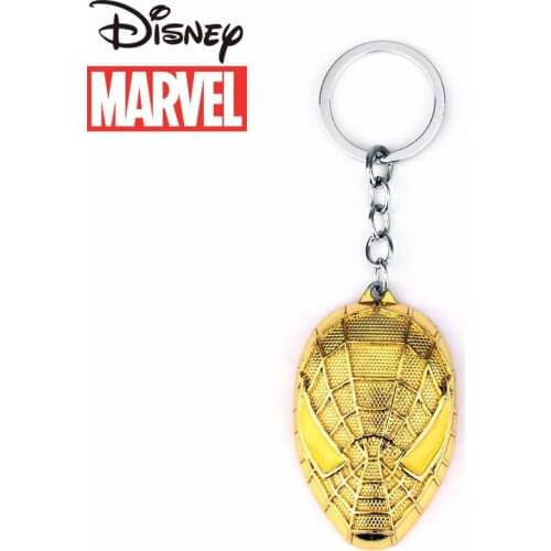 Disney Marvel Spiderman Mask Keychain Creative Pendant