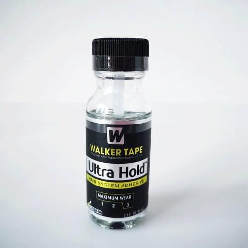 Ultra hold Walker tape hair glue for lace wig 15ml bond hold lace wig glue waterproof mens toupee glue hair glue for lace wig