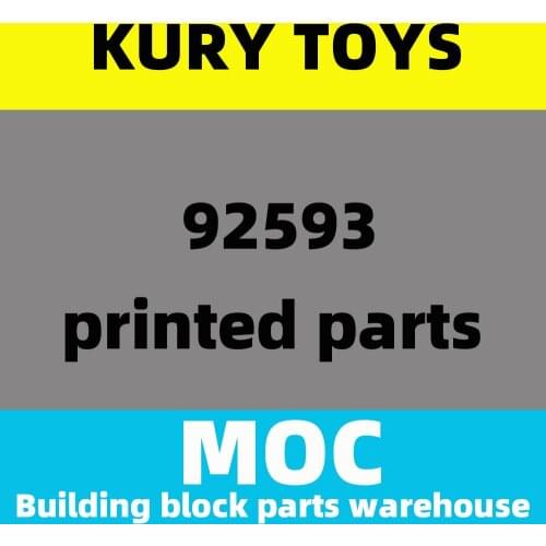 Kury Toys DIY MOC For 92593 printed parts Building block parts For Glass for brick toys