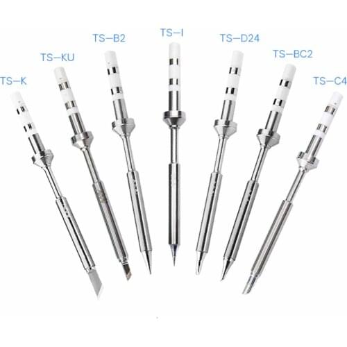 2021 Quicko TS100 Soldering Iron tips Lead Free Replacement Various models of Tip Electric Soldering Iron Tip K KU I D24 BC2 C4