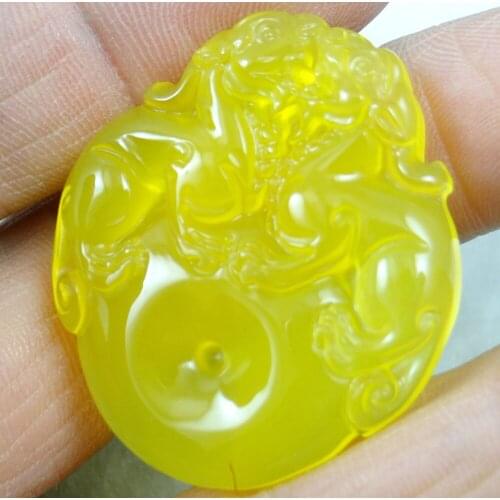 Natural stone Turquoises tiger eye Quartz crystal hand-carved Dragon pendant for diy jewelry Making necklace Accessories 3Pcs