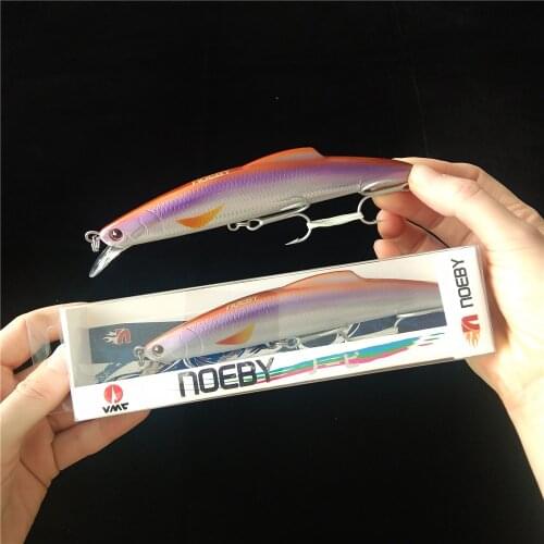 NOEBY 2PCS NBL9067 Trolling Fishing Lure 14cm 35g Sinking Minnow Big Saltwater Artificial Hard Bait Wobblers