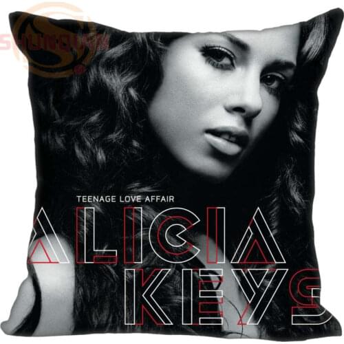 New Arrival Alicia Keys#134 Pillowcase Wedding Decorative Pillow Case Customize Gift For Pillow CoverW&17212