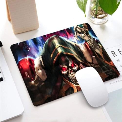 Drop Shipping Anime Overlord Albedo Customized Laptop Gaming Speed Mouse Pad Size for18x22cm 20x25cm 25x29cm Rubber MouseMats