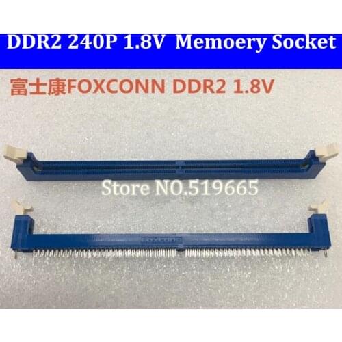 DDR2 240P 1.8V memory slot socket for desktop computer