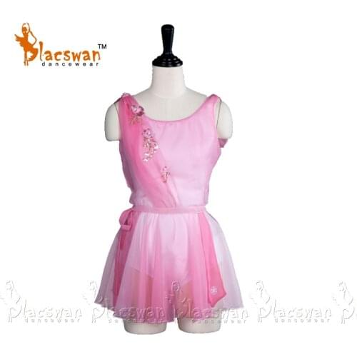 Professional Ballet Costume Dress Pink Cupid Fading Color Ballet Stage Costume Diana And Acteon Variation Ballet Dress Attire