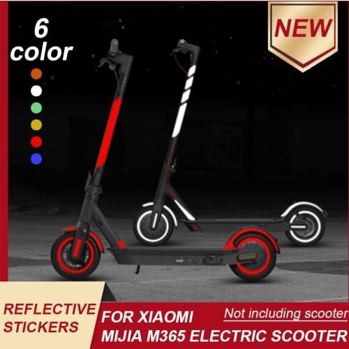 Scooter Reflective Sticker Reflect Light Tags Paster Decals Night Warning Sticker For Xiaomi M365/Pro Scooter Parts