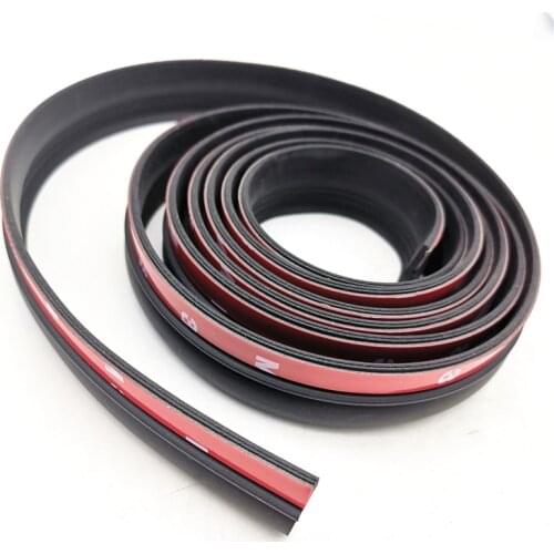 Trunk Seal Strip 2 Meters Rubber Black White Hatchback Tail Box Cover Gap Waterproof and Dustproof For SUV MPV
