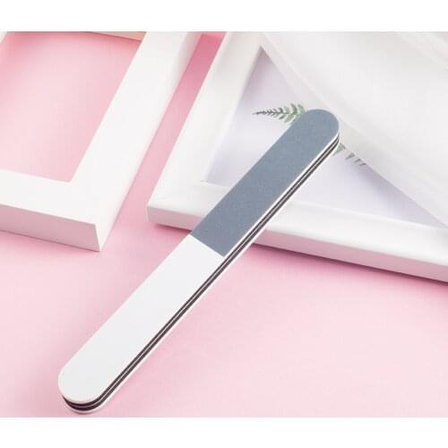 1 pcs Professional Polishing Strip Black And White Gray Sponge File Polishing Block Nail Files For UV Gel Polish Manicure Tool