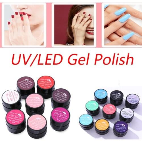 5G-Gel Nail Polish Plastic Bottle Matt Effect Cosmetics UV/LED Nail Lacquer Color Gel Varnish Nail Gel Pulling Silk