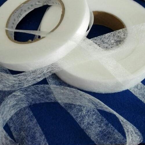 70 Yards 1 Roll 23g per Square Meter PA Adhesive Non-Woven Fabric Double Side Glue Tape Interlining Cloth Hot Melt Omentum
