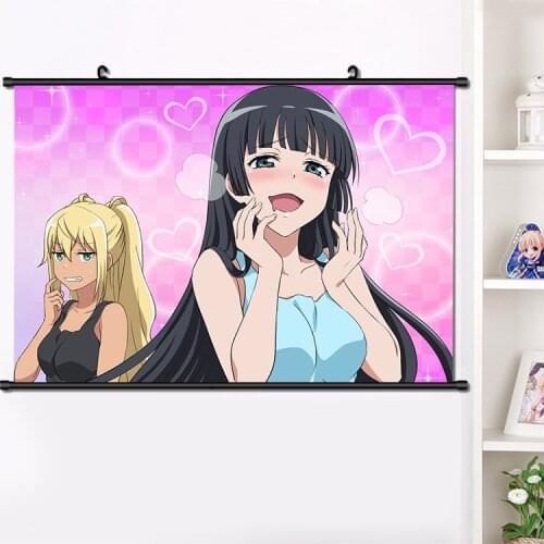 Anime Dumbbell Danberu Nan Kilo Moteru Sakura Hibiki Wall Scroll Poster Manga Wall Hanging Poster Home Decoration Art 40x60cm