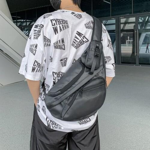 Large capacity chest bag mens sports One Shoulder Messenger Bag Travel Backpack multifunctional waterproof fishing gear bag
