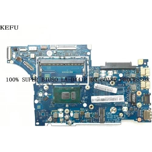 KEFU STOCK TESTED BIUSO LA-D441P FOR Lenovo 510S-13ISK LAPTOP MOTHERBOARD MAIN BOARD ON BOARD CPU SR2EX 4405U