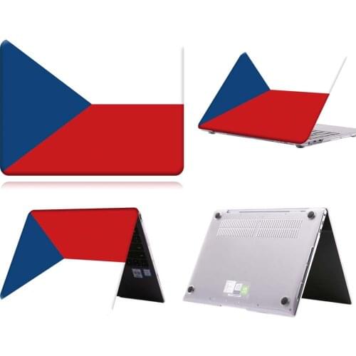 Czech Flag Pattern Anti-slip Laptop Case For MateBook 13/13 AMD Ryzen/14/D14/D15/X 2020/X Pro/Pro 16.1/Honor MagicBook 14/15