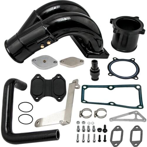 EGR Cooler Throttle Valve Kit + Intake Manifold For Dodge Ram 3500 6.7L 2007-2009