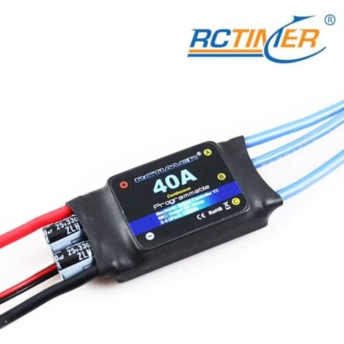 RCTimer 40A Brushless Motor Speed Controller Hobbywing FW ESC 40A