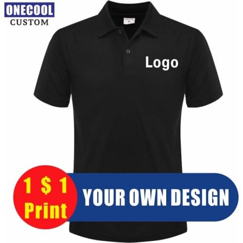Summer Casual Men And Women Short-Sleeved Polo Shirts Custom Logo Embroidery Print Personalized Design Tops ONECOOL