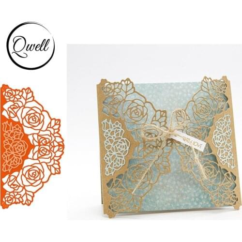QWELL Flower Lace Frame Metal Cutting Dies for Scrapbooking and Card Making Paper Embossing Craft New 2019 die cuts