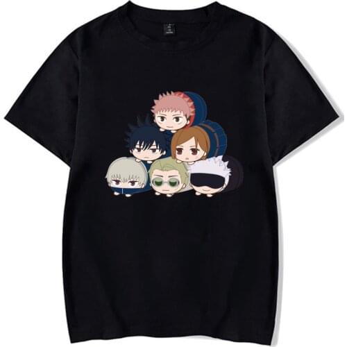Jujutsu Kaisen Anime O-neck T-shirt Fashion Casual Unisex Cloth