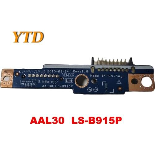 Original for DELL Inspiron 17.3 17 5755 5758 5759 Genuine Battery Charge Board AAL30 LS-B915P tested good free shipping
