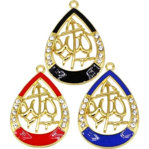 3pcs new fashion religious totem pendant necklace accessories unisex Arab Muslim Quran jewelry handmade gifts